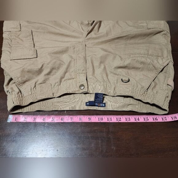 5.11 Tactical Shorts Mens 38 Tan Beige Canvas Cargo Utility - Picture 6 of 10